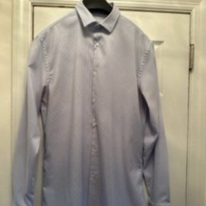 Blue Men's Dress Shirt USA Medium